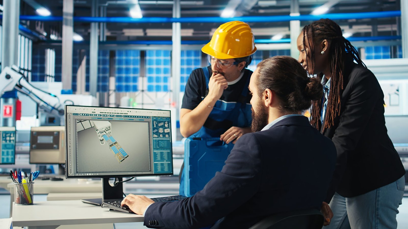 Technical team work
